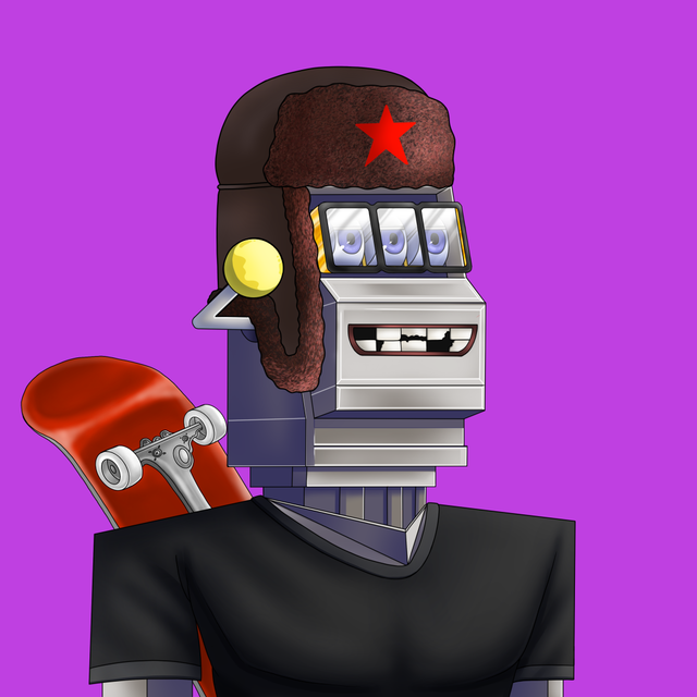 NFT Slot Bot with Serial  612 from HBAR NFT Collection  Slot Bots