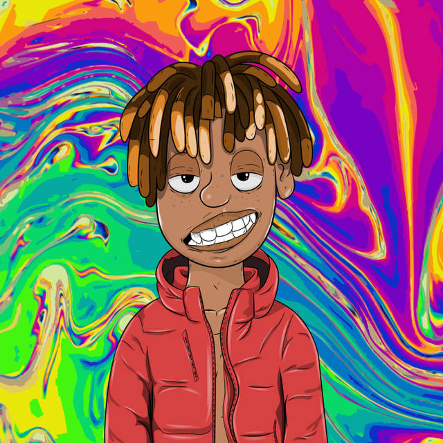 NFT Juice WRLD with Serial  722 from HBAR NFT Collection  Dead Poets Society