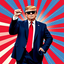 HBAR NFT Collection Trump's in Pop Art
