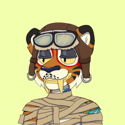 NFT Wild Tigers #482 with Serial  482 from HBAR NFT Collection  Wild Tigers 