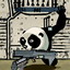 HBAR NFT Collection Bropanda with a Gun