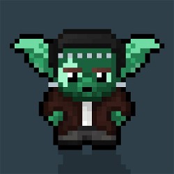 HBAR NFT Collection Crypto Gremlins - Halloween Special - Frankenstien's Monster