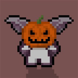HBAR NFT Collection Crypto Gremlins - Halloween Special - Pumpkin Head