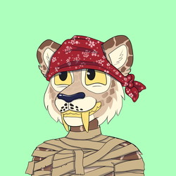 NFT Wild Tigers #1295 with Serial  1295 from HBAR NFT Collection  Wild Tigers 