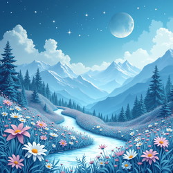 HBAR NFT Collection Moonbloom Valley 