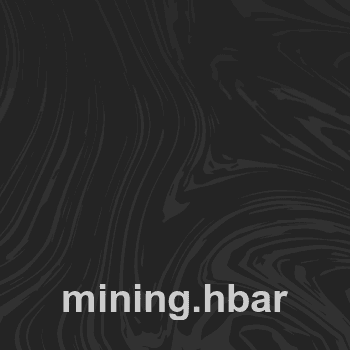 NFT mining.hbar with Serial  6474 from HBAR NFT Collection  HNS - Hashgraph Name Service (.hbar)