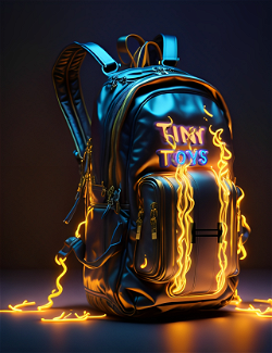HBAR NFT Collection Tiny Toys Gold Backpack