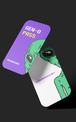 HBAR NFT Collection HASHALIANS GEN-0 Pass