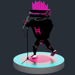 HBAR NFT Collection Second-Generation Hedera Robot "SOLOIST PuNk" EDITION