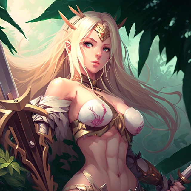 NFT Waifu #202 with Serial  202 from HBAR NFT Collection  Hedera Waifus