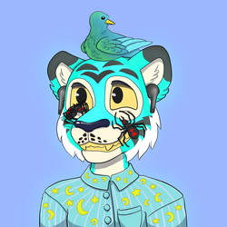 NFT Wild Tigers #515 with Serial  515 from HBAR NFT Collection  Wild Tigers 