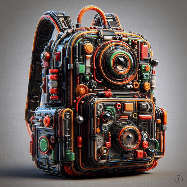 NFT Sunburst Wanderer Backpack #0278 with Serial  278 from HBAR NFT Collection  OnlyFans HashPackers