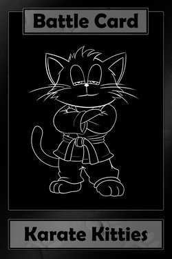 HBAR NFT Collection Karate Kitties Battle Card