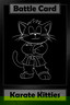 HBAR NFT Collection Karate Kitties Battle Card