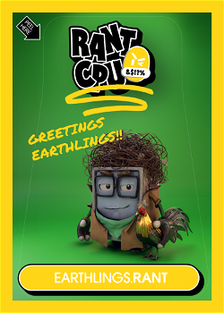 HBAR NFT Collection RantCPU TCG Cards - Earthlings.Rant Promo