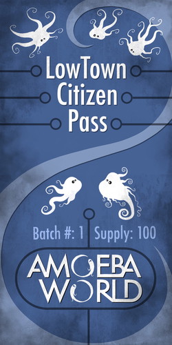 HBAR NFT Collection AmoebaWorld - LowTown Citizen Pass