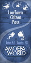 HBAR NFT Collection AmoebaWorld - LowTown Citizen Pass