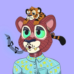 NFT Wild Tigers #2031 with Serial  2031 from HBAR NFT Collection  Wild Tigers 