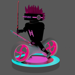 HBAR NFT Collection Second-Generation Hedera Robot "Lady PuNk" EDITION