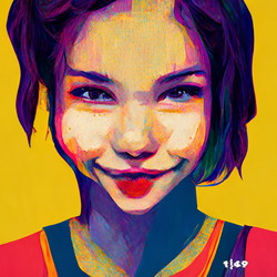 HBAR NFT Collection Glitch Girl